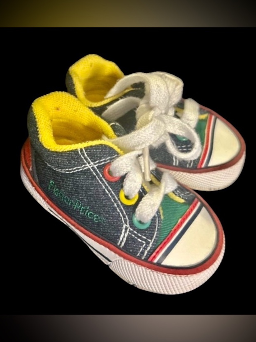 Authentic Vintage 2001 Fisher-Price Baby Sneakers 2